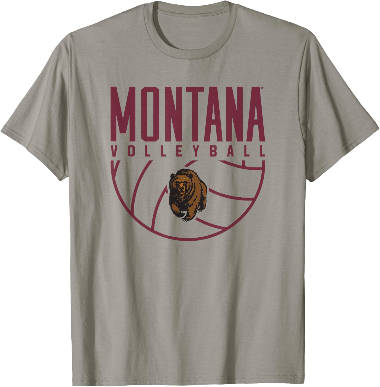 University of Montana Grizzlies Volleyball Arch T-Shirt - T-Shirt | Sand