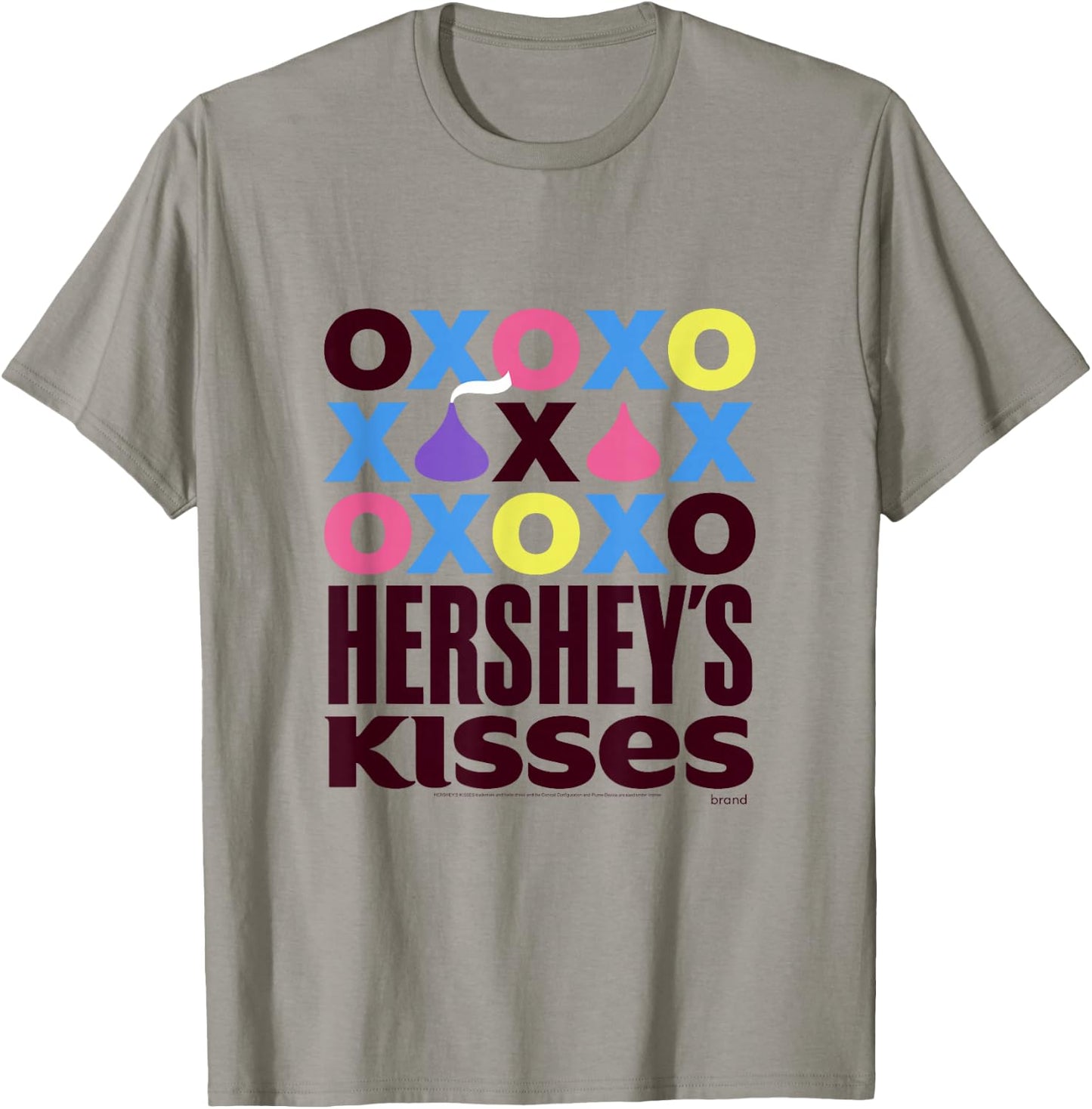 Hershey's Kisses Classic Logo Centered T-Shirt - T-Shirt | Sand