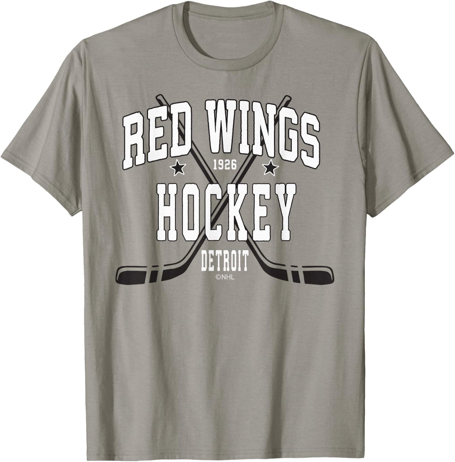 Detroit Red Wings Stars Red Officially Licensed T-Shirt - T-Shirt | Sand
