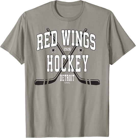 Detroit Red Wings Stars Red Officially Licensed T-Shirt - T-Shirt | Sand