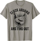 Cluck Around And Find Out Funny Chicken T-Shirt - T-Shirt | Sand