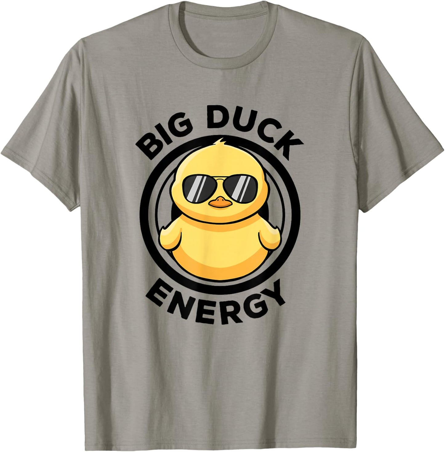 Big Duck Energy Duckie I Love Ducks Lovers Funny Rubber Duck T-Shirt - T-Shirt | Sand