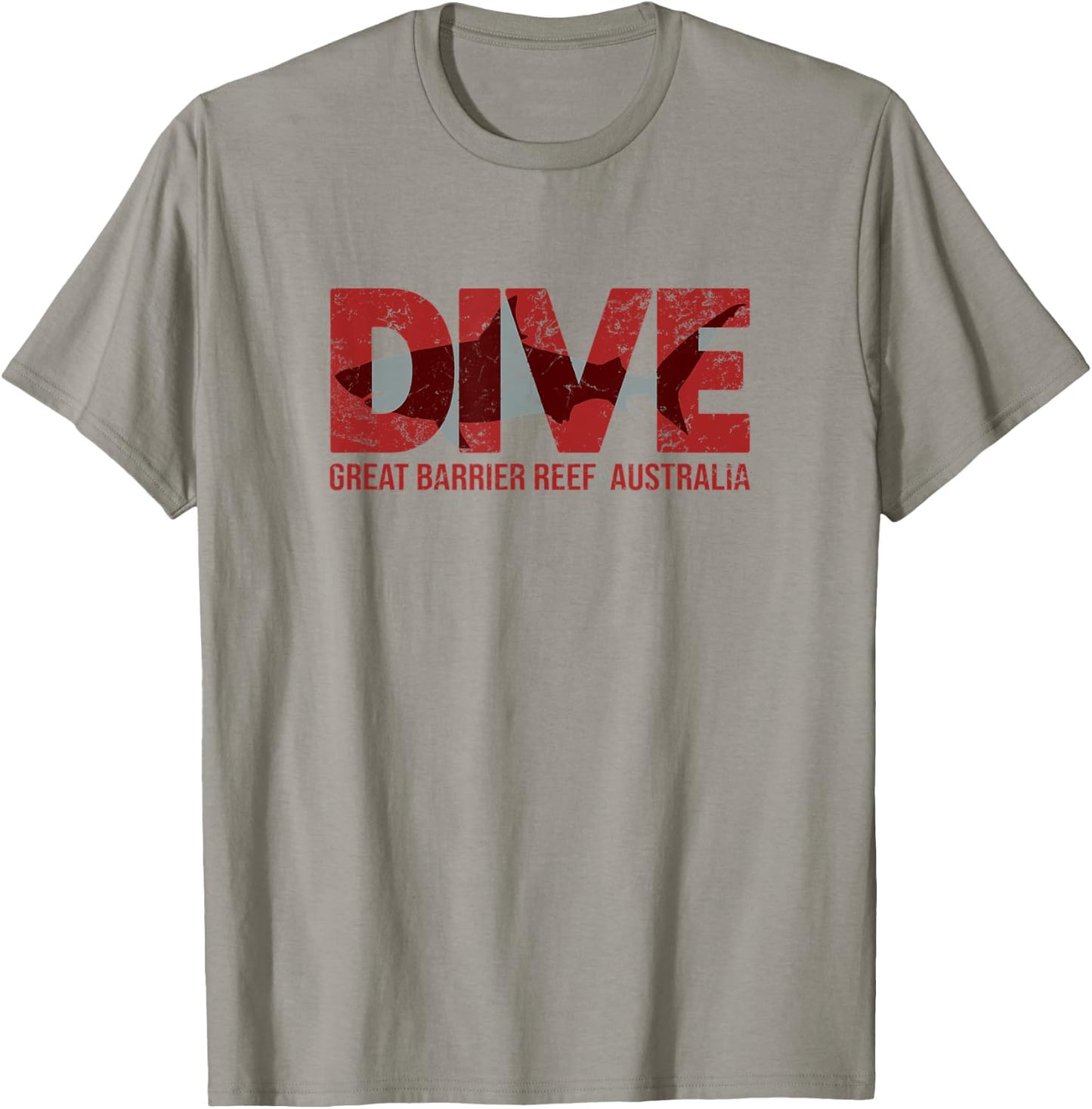Australia Shark Dive Great Barrier Reef Diving T-Shirt - T-Shirt | Sand