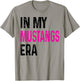 In My Mustangs Era Back to School Spirit Game Retro Groovy T-Shirt - T-Shirt | Sand