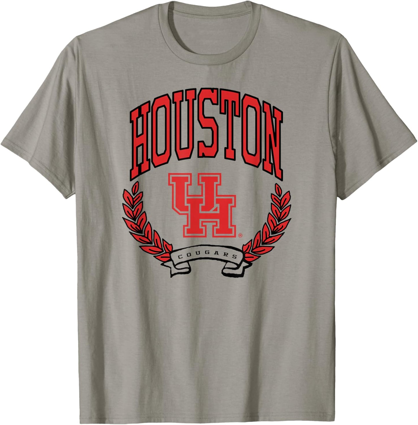 Houston Cougars Victory Vintage White Officially Licensed T-Shirt - T-Shirt | Sand