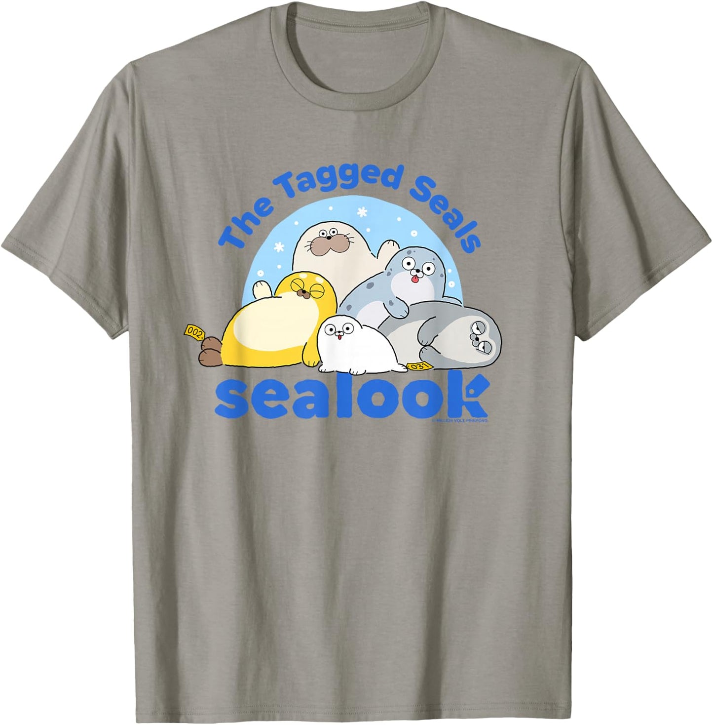 Sealook The Tagged Seals T-Shirt - T-Shirt | Sand
