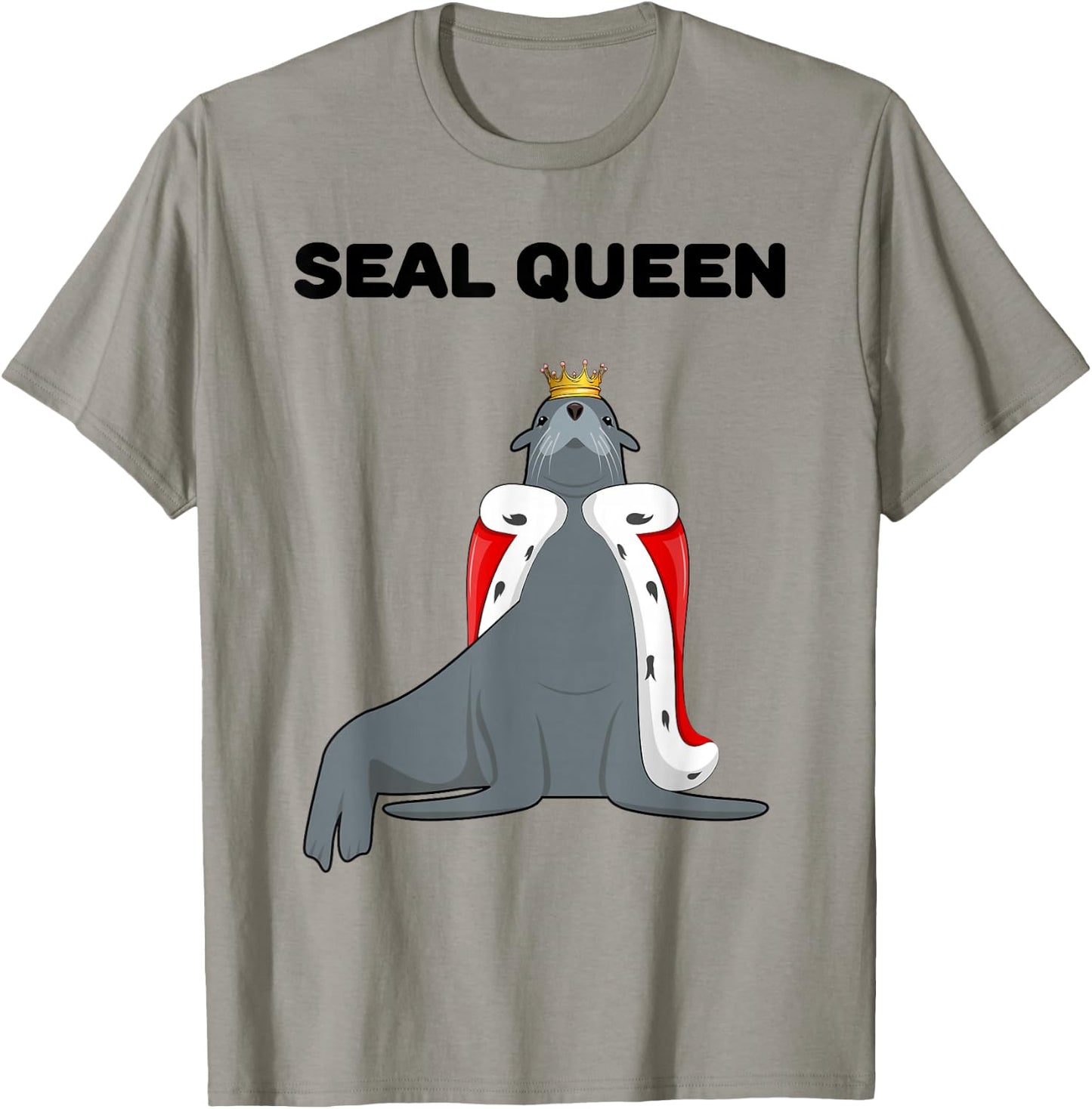 Seal Queen | Girls Seal Lover Design | Seal T-Shirt - T-Shirt | Sand