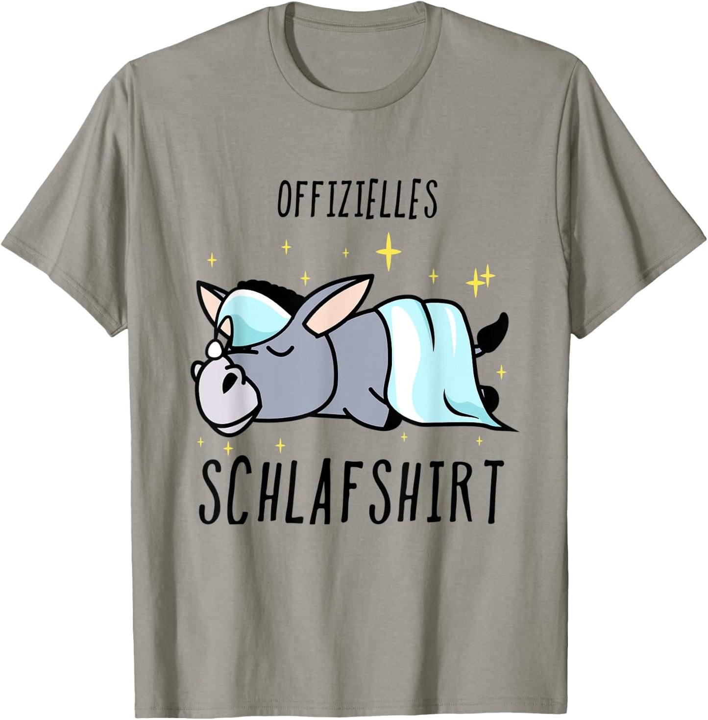 Esel Pyjama Schlafanzug T-Shirt - T-Shirt | Sand