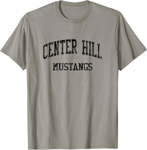 Center Hill High School HS Olive Branch MS Vintage Sports T-Shirt - T-Shirt | Sand
