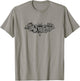 The Haunted Mansion Iconic Characters Mashup Bat Silhouette T-Shirt - T-Shirt | Sand