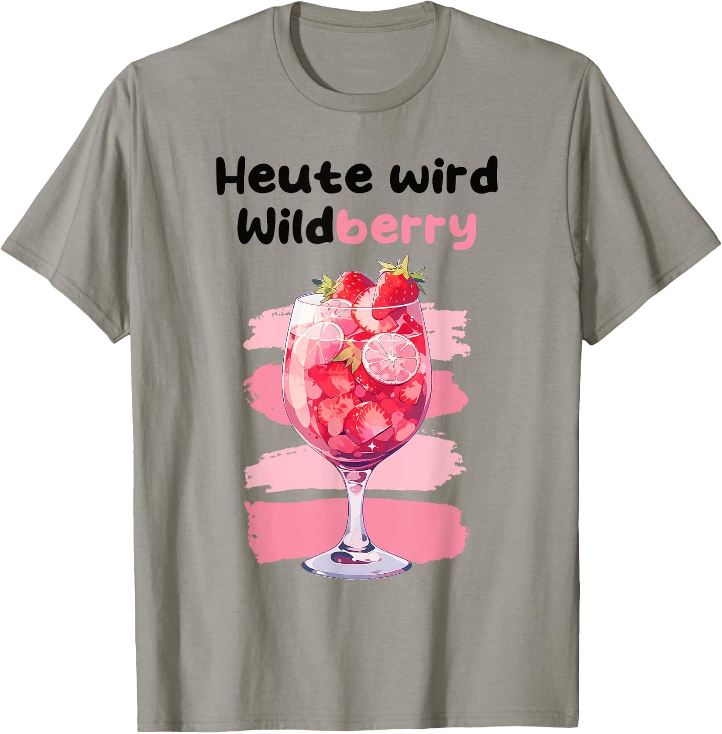 "Heute wird Wildberry Lillet , White T-Shirt - T-Shirt | Sand
