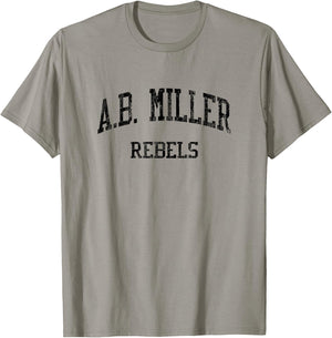 A.B. Miller High School HS Fontana CA Vintage Sports T-Shirt - T-Shirt | Sand