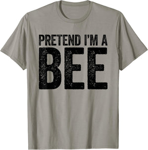 Pretend I'm A Bee Shirt Men Women Kids Matching Bee Costume T-Shirt - T-Shirt | Sand