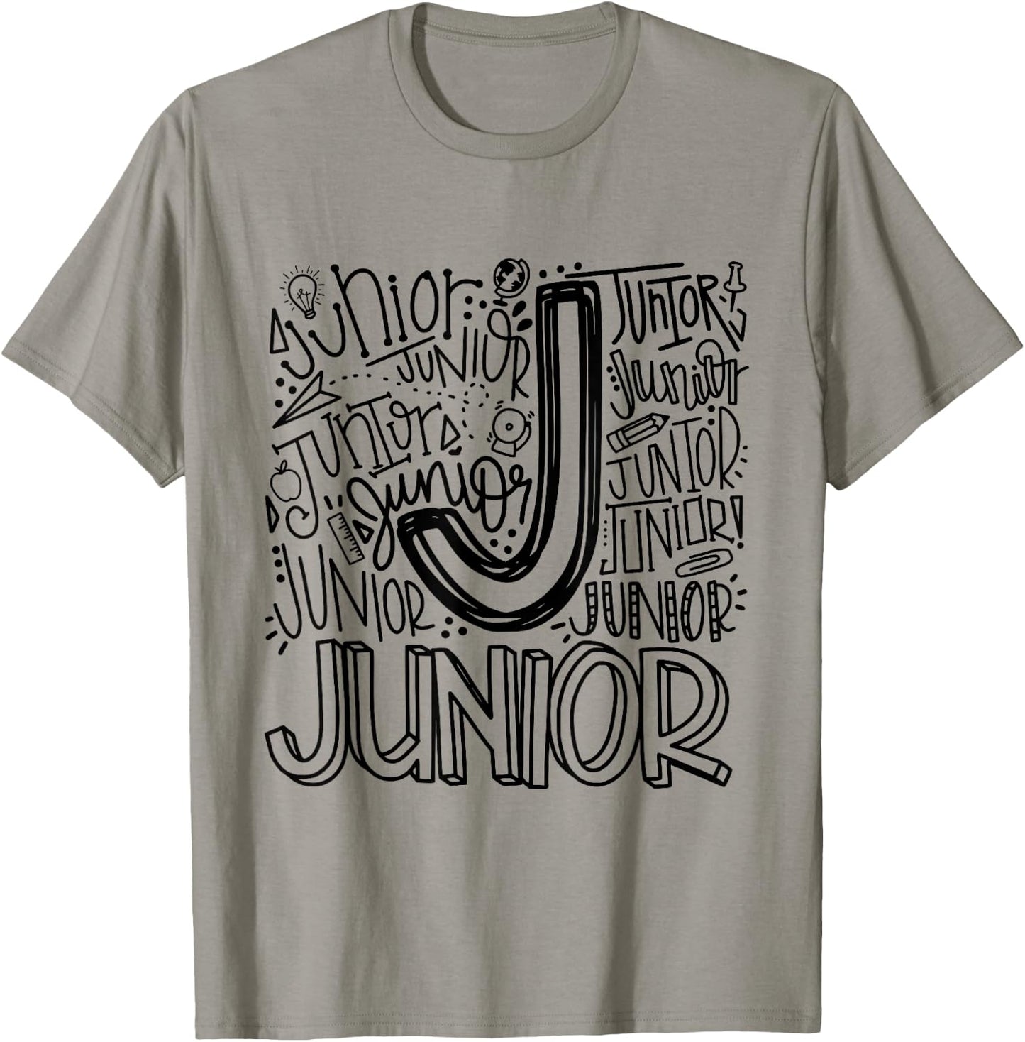 Junior High Eleventh 11th Grade Typography Back To School T-Shirt - T-Shirt | Sand