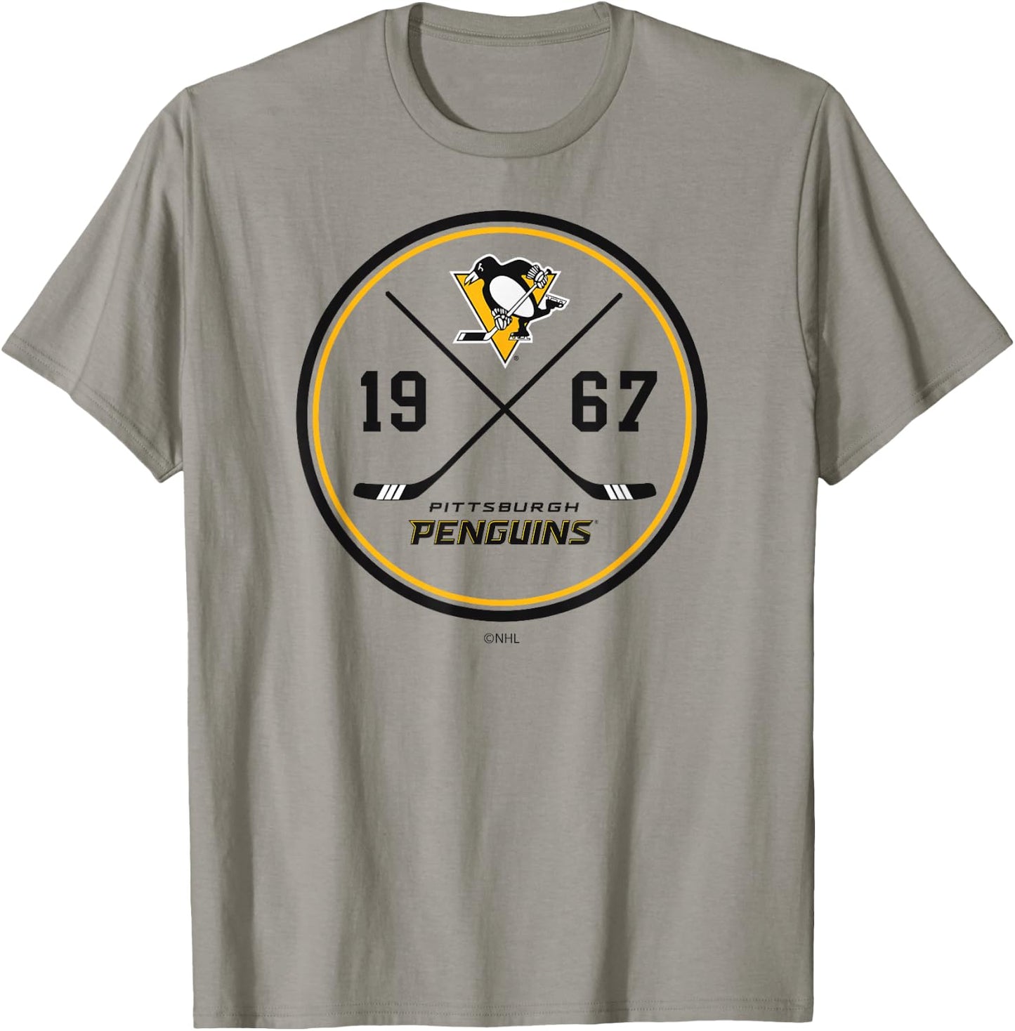 Pittsburgh Penguins Prize Gray Officially Licensed T-Shirt - T-Shirt | Sand