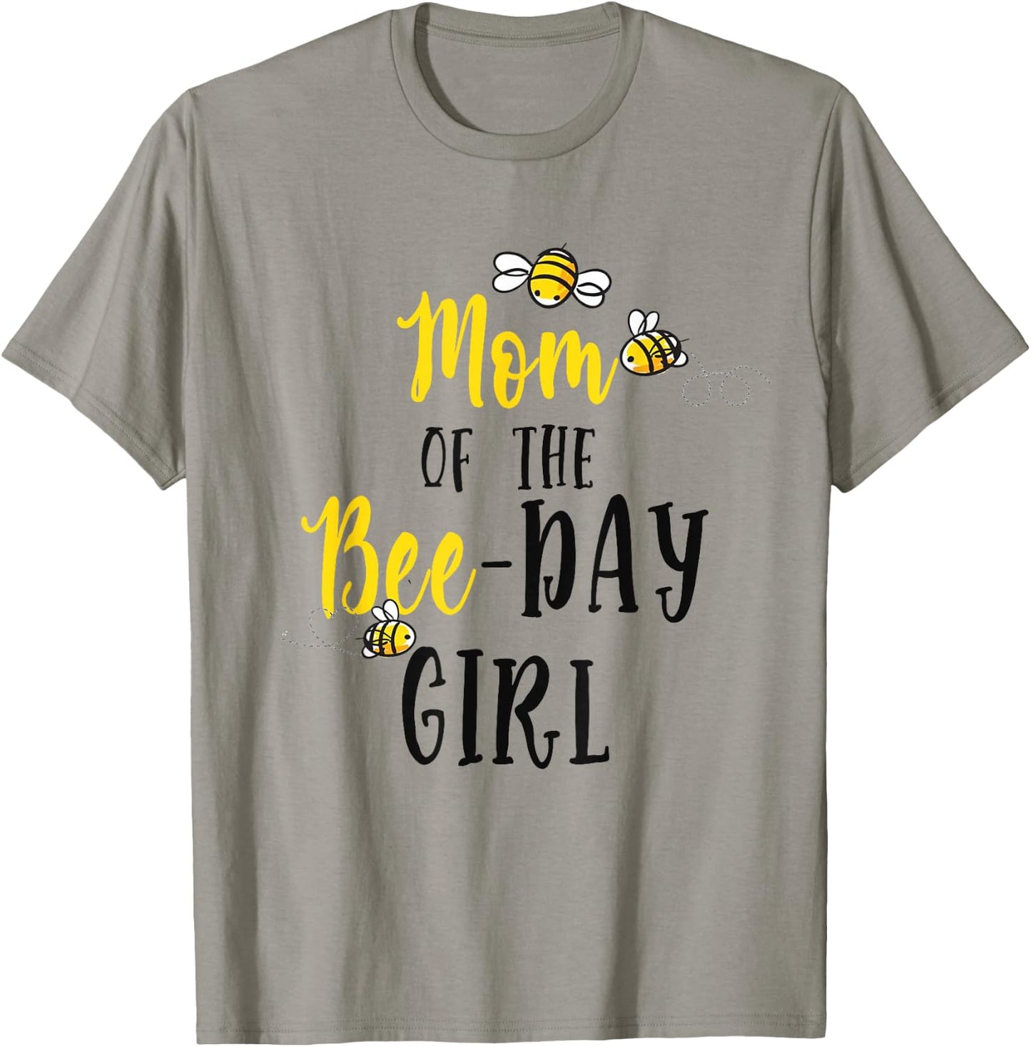 Mom of The Bee Day Girl Shirt Bee Birthday Matching Mama T-Shirt - T-Shirt | Sand