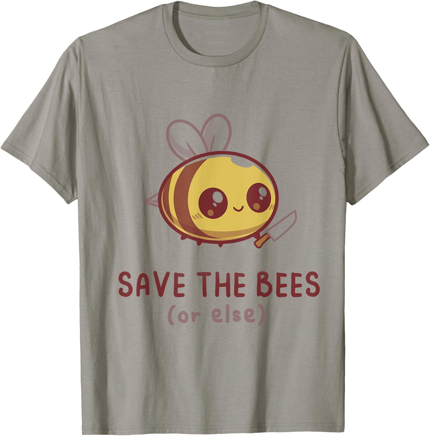 Save the Bees (Or Else) T-Shirt - T-Shirt | Sand