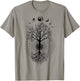 Phases of the Moon Tree Shirt T-Shirt - T-Shirt | Sand