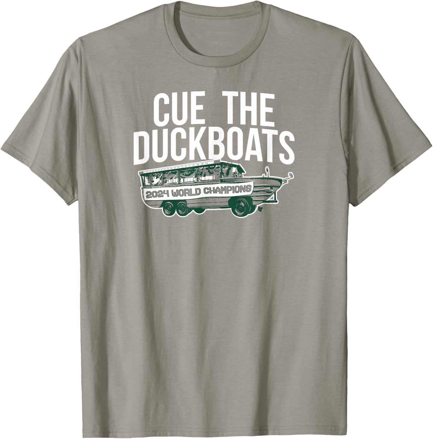 Cue the Duckboats - Boston Basketball T-Shirt - T-Shirt | Sand