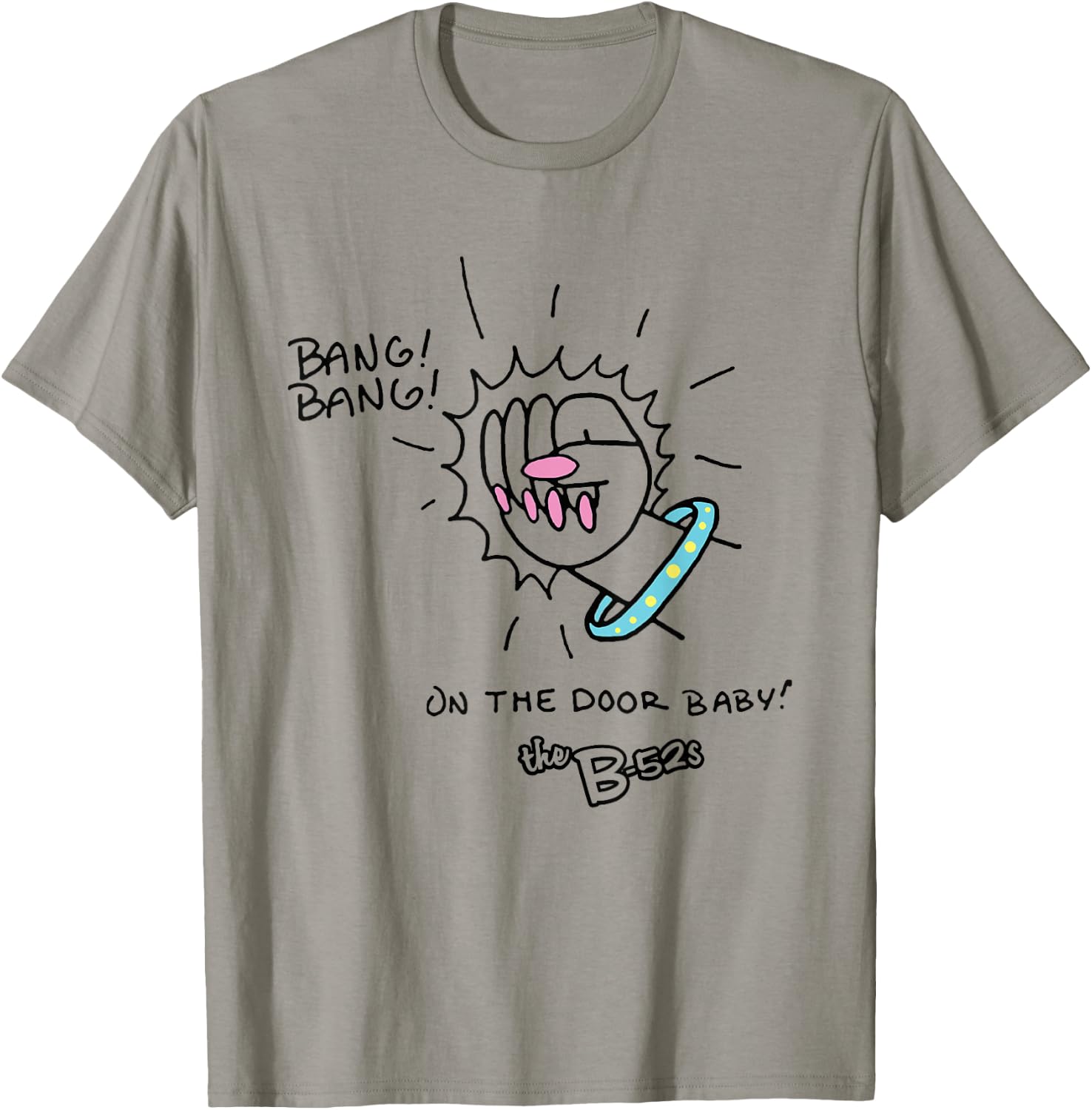 The B-52s - Bang Bang , white, S T-Shirt - T-Shirt | Sand