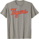 Clemson Tigers Cursive Mascot Officially Licensed T-Shirt - T-Shirt | Sand