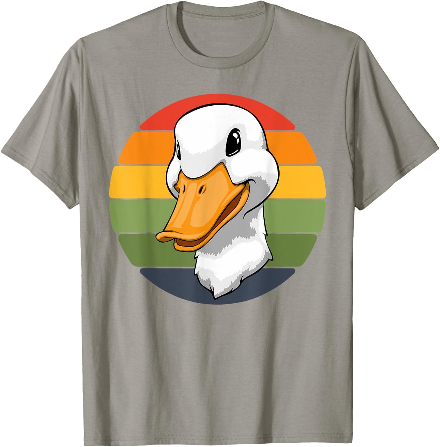 Duck Head Retro Funny Water Ducklings T-Shirt - T-Shirt | Sand