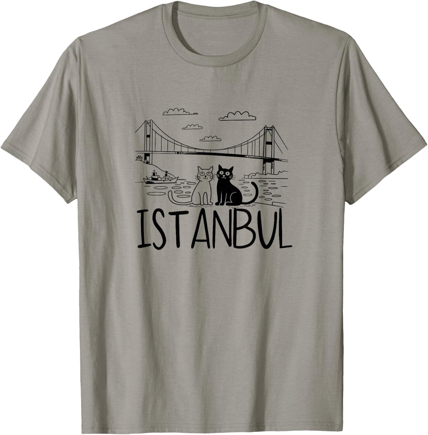 Istanbul Turkey Sketch / Istanbul T-Shirt - T-Shirt | Sand