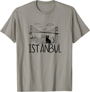 Istanbul Turkey Sketch / Istanbul T-Shirt - T-Shirt | Sand
