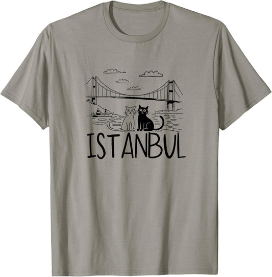Istanbul Turkey Sketch / Istanbul T-Shirt - T-Shirt | Sand