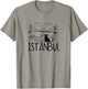 Istanbul Turkey Sketch / Istanbul T-Shirt - T-Shirt | Sand