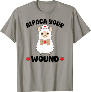 Alpaca Your Wound Care Nurse Wound Care Nursing Wound Nurse T-Shirt - T-Shirt | Sand