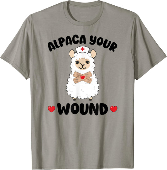 Alpaca Your Wound Care Nurse Wound Care Nursing Wound Nurse T-Shirt - T-Shirt | Sand
