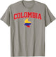 Colombia Country Colombian Flag Women Kids T-Shirt - T-Shirt | Sand