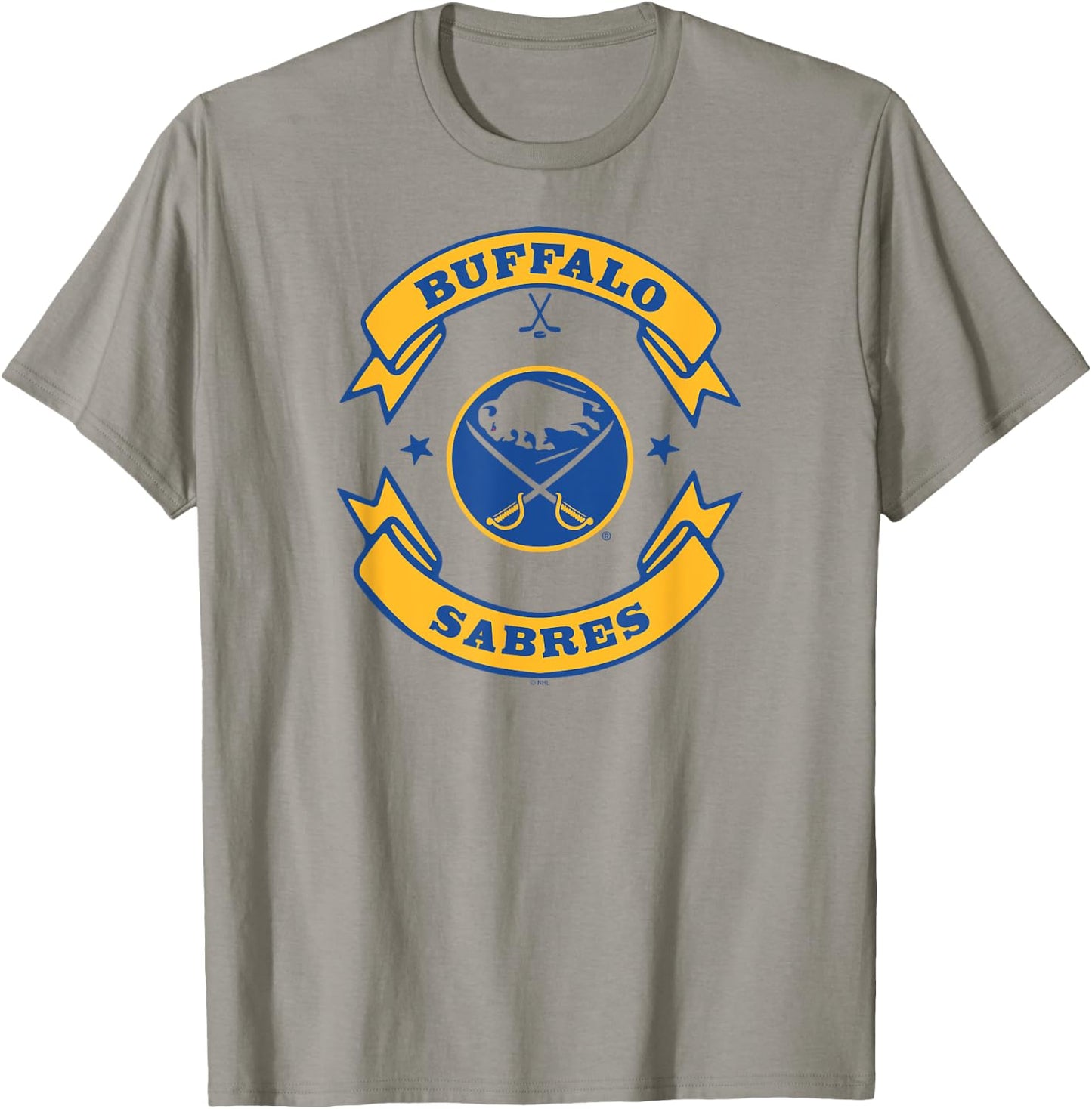 Buffalo Sabres Blaze White Officially Licensed T-Shirt - T-Shirt | Sand