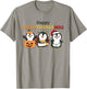 Penguin Christmas Halloween Costume Happy Hallothanksmas T-Shirt - T-Shirt | Sand