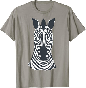DIY Fancy Dress Kids Zebra Face Costume Boys Girls Child , White, s T-Shirt - T-Shirt | Sand