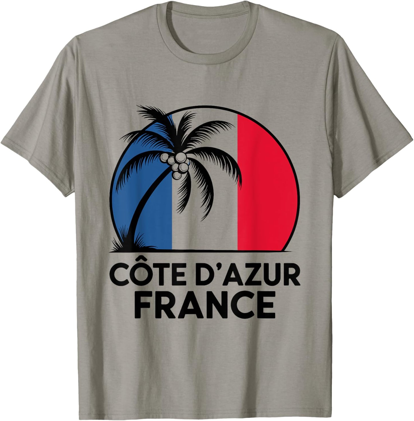 Cote d'Azur France Holiday Souvenir Beach , white, S T-Shirt - T-Shirt | Sand