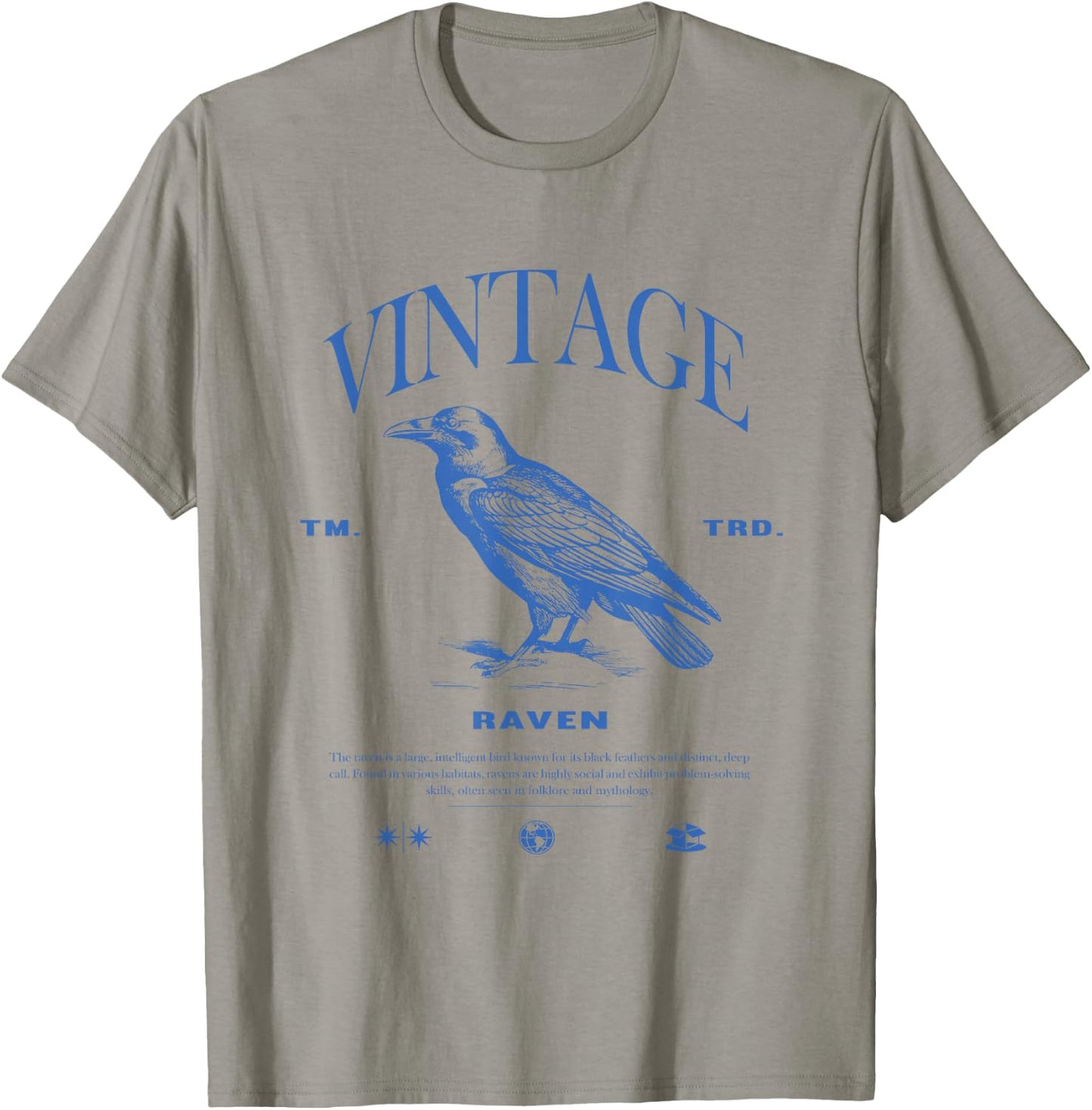 Raven Vintage T-Shirt - T-Shirt | Sand