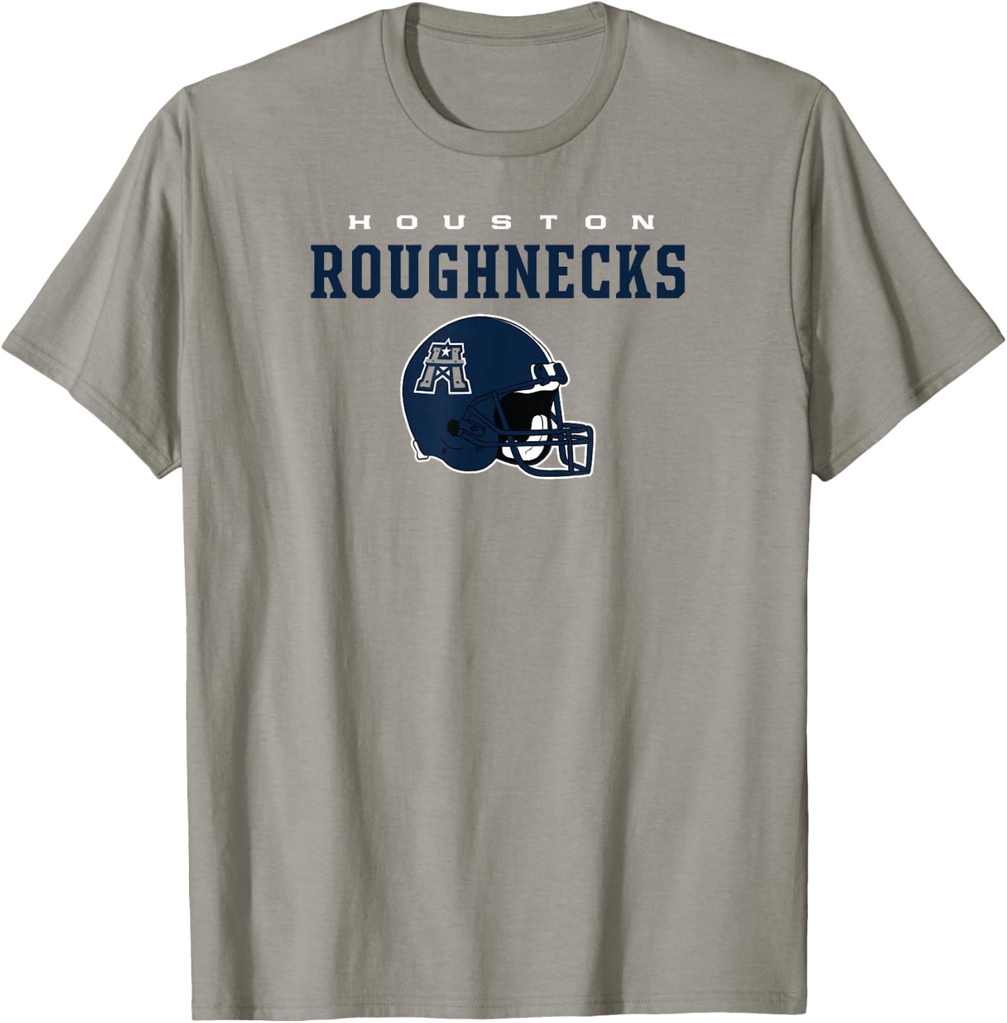 Houston Roughnecks UFL - Vintage Helmet - Houston Football T-Shirt - T-Shirt | Sand