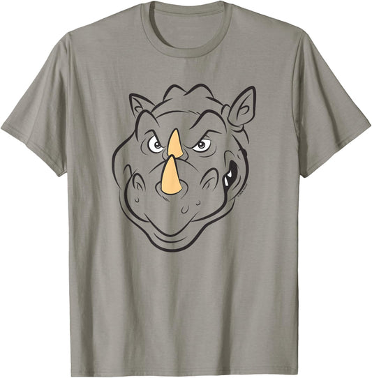Teenage Mutant Ninja Turtles Rocksteady Face T-Shirt - T-Shirt | Sand