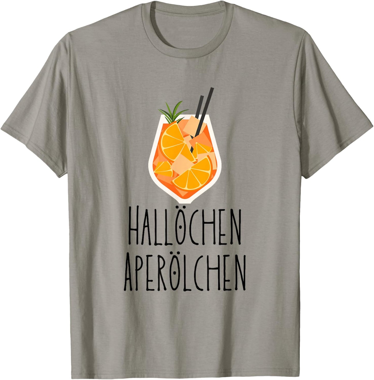 Hallöchen Aperölchen | Holy Aperollin Spritz Aperoly Aperoli , White T-Shirt - T-Shirt | Sand