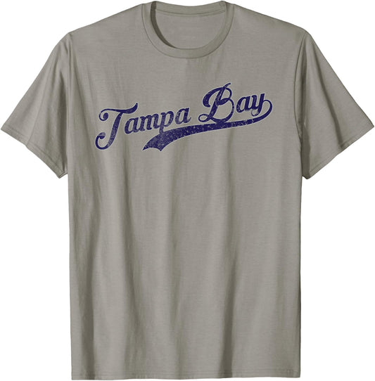 Vintage Baseball Tampa Bay T-Shirt - T-Shirt | Sand