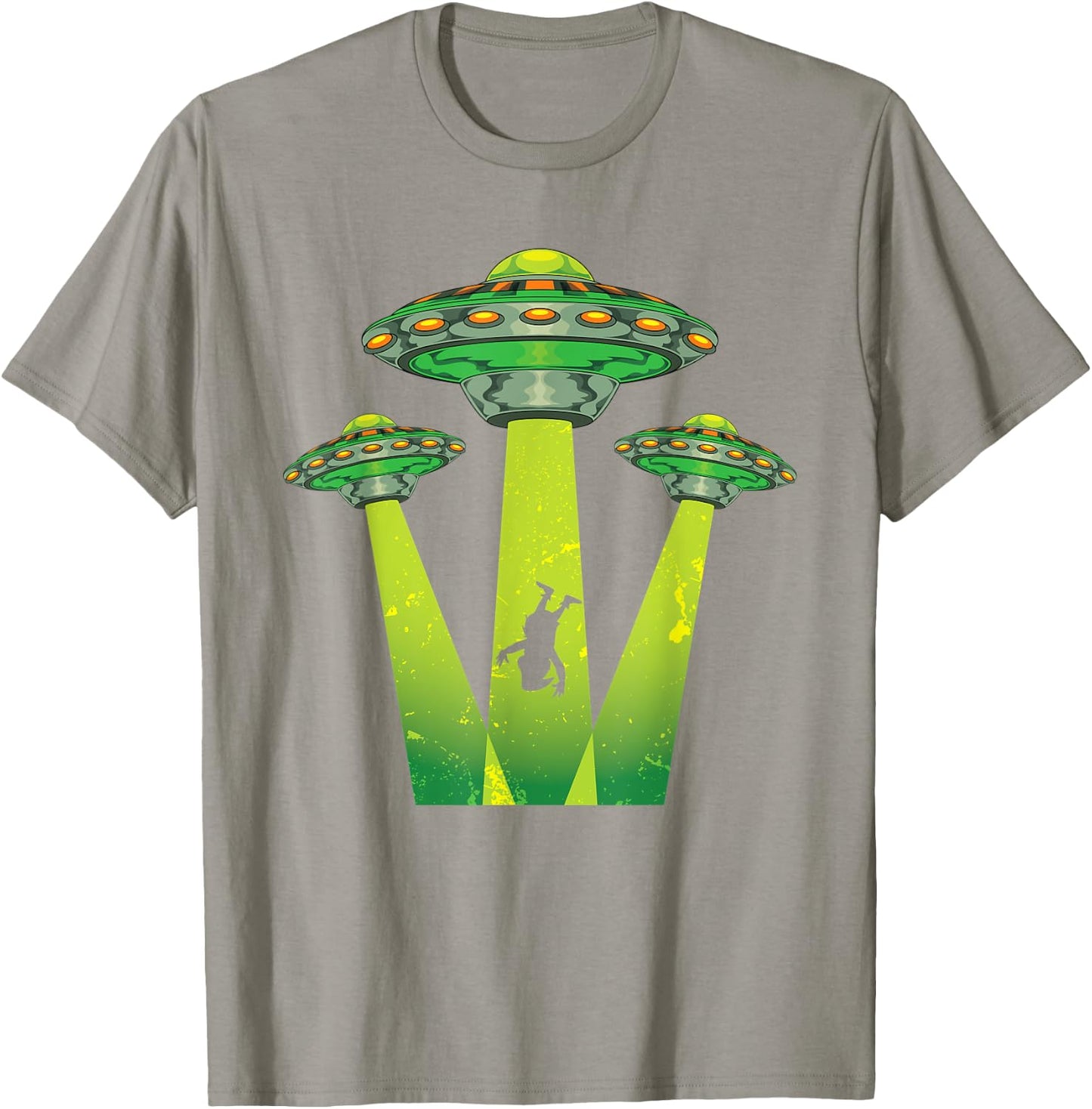 Alien Extraterrestrial Gnome UFO Abduction Nordic Gnome T-Shirt - T-Shirt | Sand