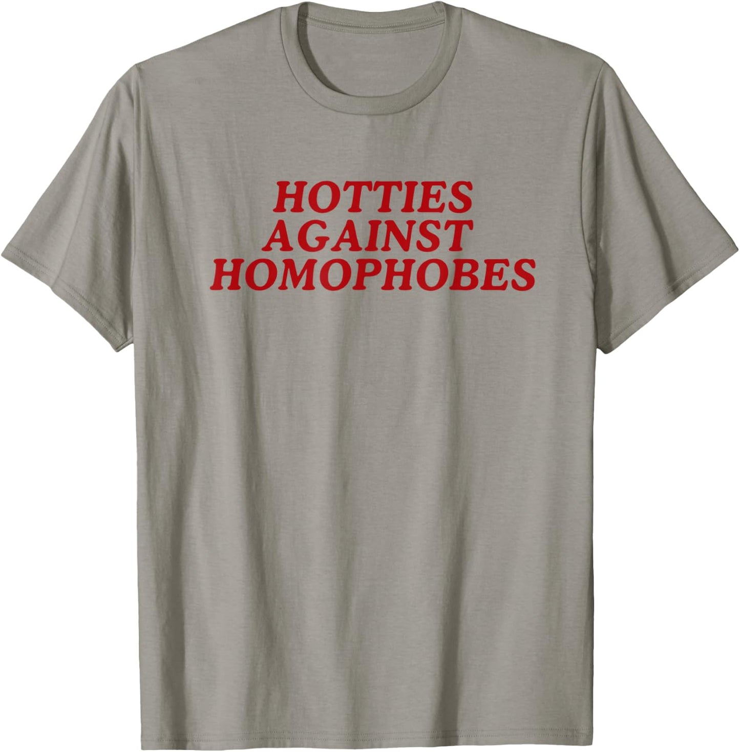 Hotties Against Homophobes Lesbian Queer Pride Month LGBTQ T-Shirt - T-Shirt | Sand