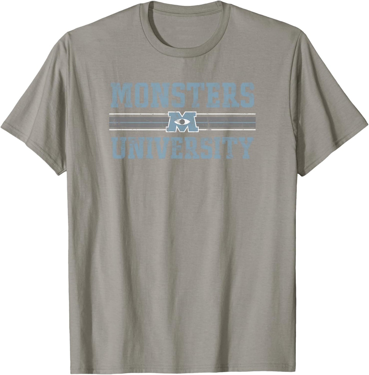 Disney Pixar Monsters University Simple Boarder Collegiate T-Shirt - T-Shirt | Sand