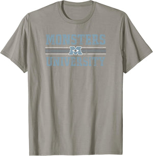Disney Pixar Monsters University Simple Boarder Collegiate T-Shirt - T-Shirt | Sand