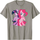 Twilight Sparkle And Pinkie Pie Back To Back T-Shirt - T-Shirt | Sand