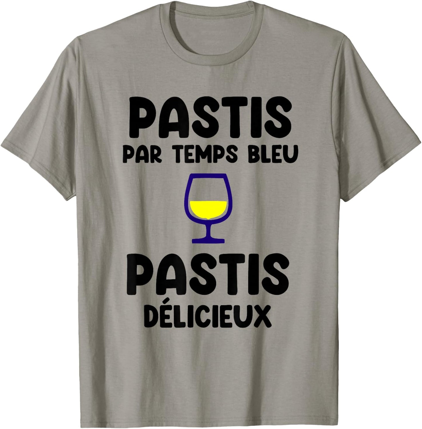 Pastis par Temps Bleu Pastis délicieux apéro T-Shirt - T-Shirt | Sand