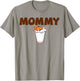 Mommy Milk & Cookies Theme Kids 1st Birthday Party Matching T-Shirt - T-Shirt | Sand