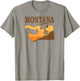 Peanuts - Snoopy Beagle Scout Montana Mountain Hiker T-Shirt - T-Shirt | Sand